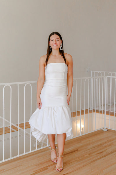 Love At First Sight High Low Bubble Hem Dress