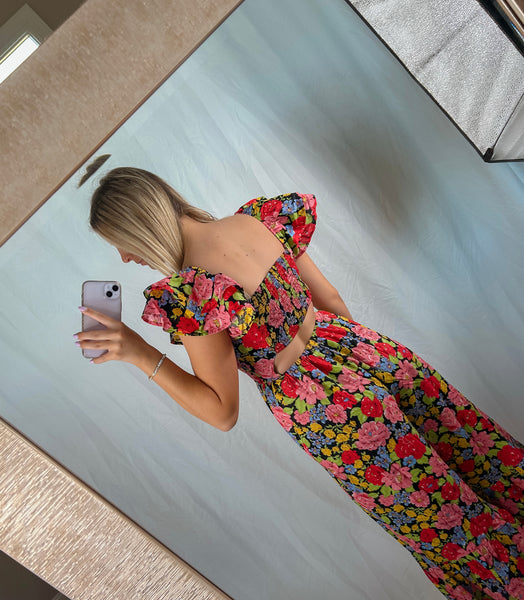 Catalina Island Floral Jumpsuit (LAST ONE SIZE LARGE)