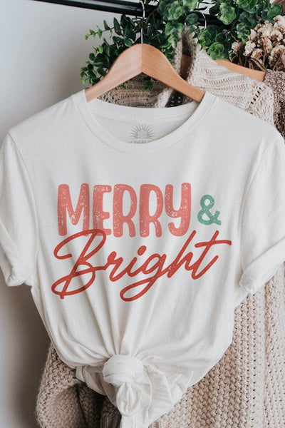 Merry & Bright Christmas T-Shirt