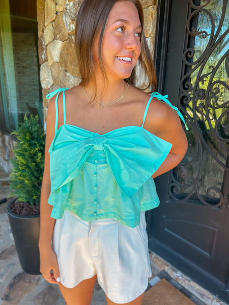 Viva La Travel Top In Mint