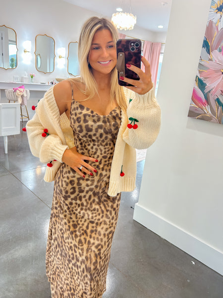 Blooming Personality Cherry Cardigan