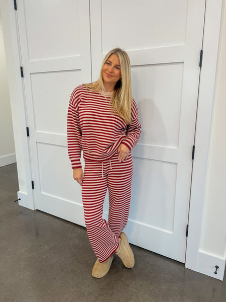 Snuggle Season Burgundy & Cream Set