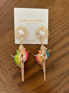 Conch Shell Earrings