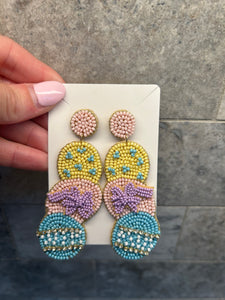 Pastel Egg Earrings