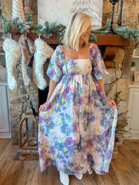 Room To Bloom Floral Maxi Dress