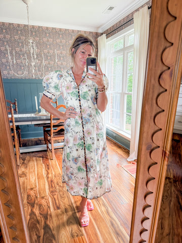The Michelle Floral Midi Dress