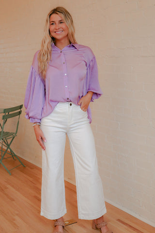 Visions Of You Lavender Blouse