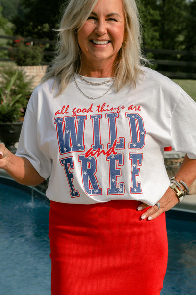 Wild And Free Oversized T-shirt