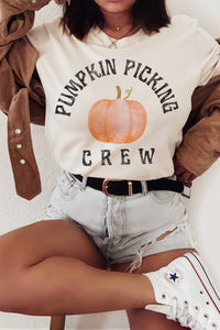 Pumpkin Picking Crew Tee